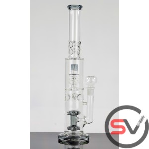 DOUBLE GEAR ICE CATCHER WATER PIPE 16inch